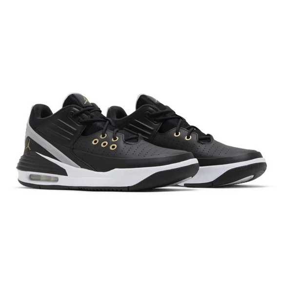 Nike Air Jordan Max Aura 5 Black/White/Gold DZ4353-017 Men's size: 9 *NO BOX LID - Picture 1 of 6